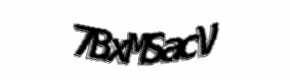Security check image, please type the characters shown